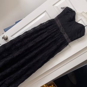 Adrianna Papell Evening Black gown sz 16